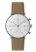 Junghans Max Bill Chronoscope 40mm Matt Silver Dial Men's Watch 27/4502.02