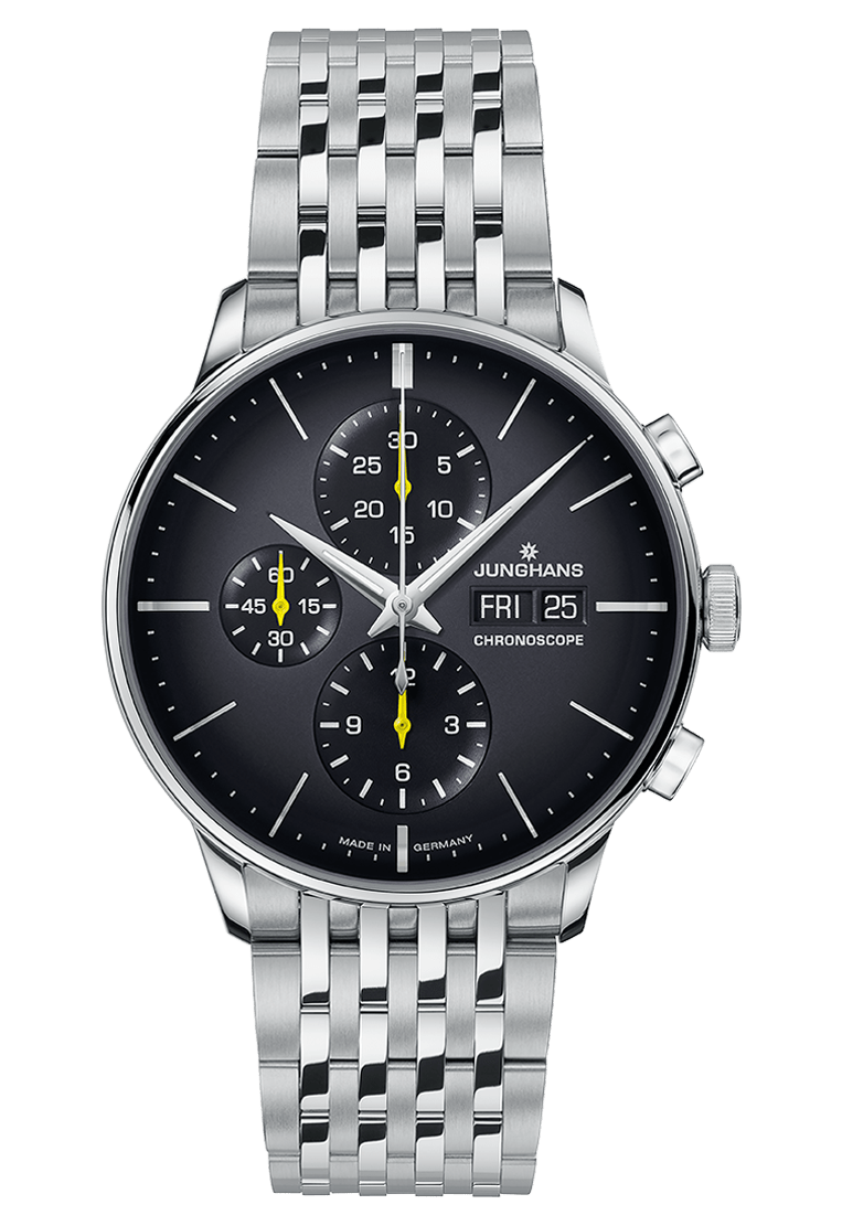 Junghans Meister Chronoscope 40.7mm Matt Dark Grey Dial Men's Watch 27/4429.47