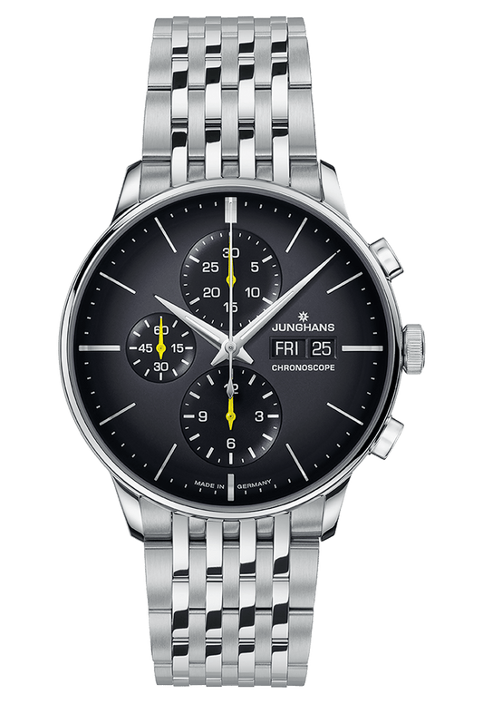 Junghans Meister Chronoscope 40.7mm Matt Dark Grey Dial Men's Watch 27/4429.47