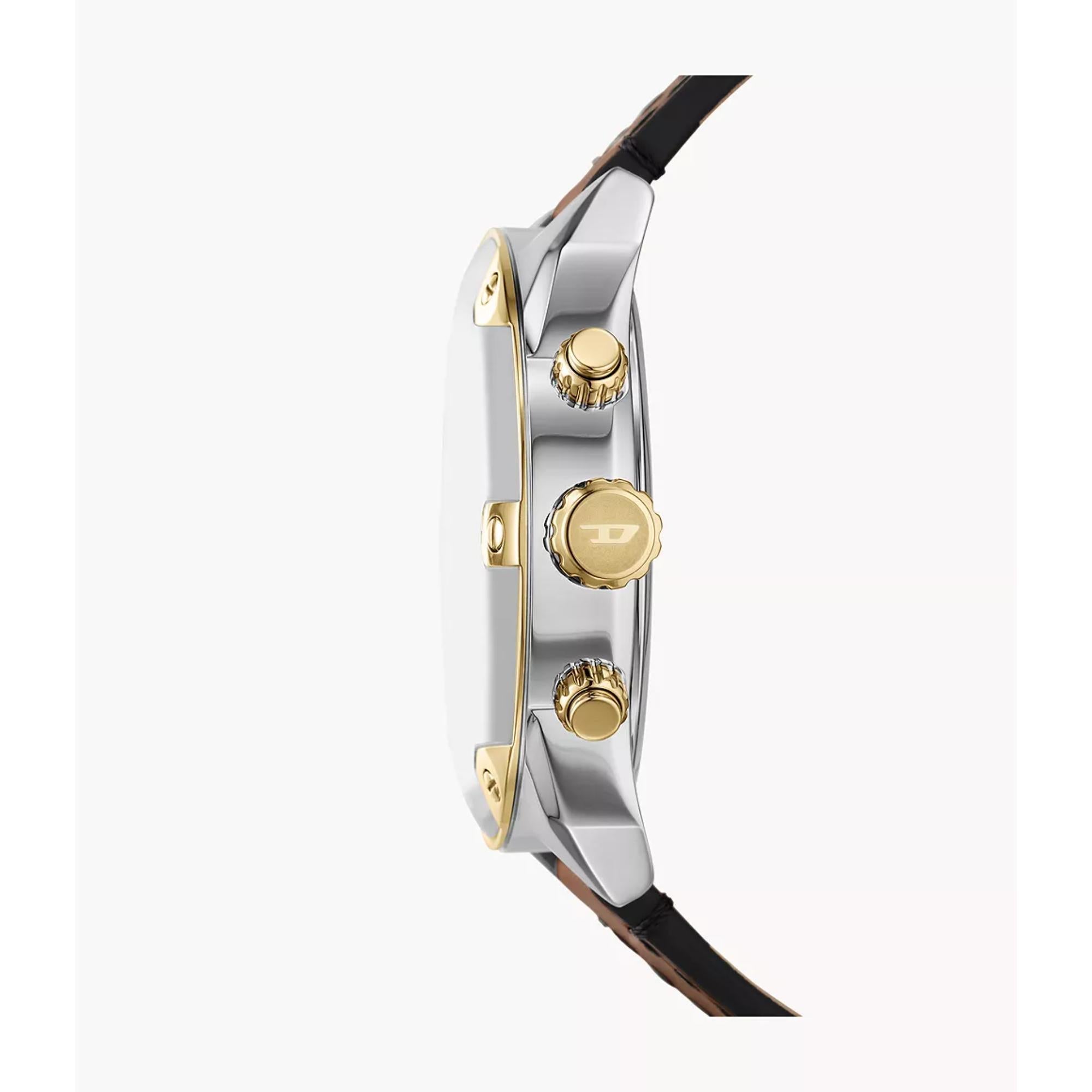 Diesel Spiked 49mm Silver Dial Men's Watch DZ4665
