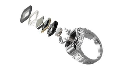 Casio Ring Watch 19.5mm Silver Dial Unisex Watch CRW001-1