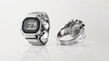 Casio Ring Watch 19.5mm Silver Dial Unisex Watch CRW001-1