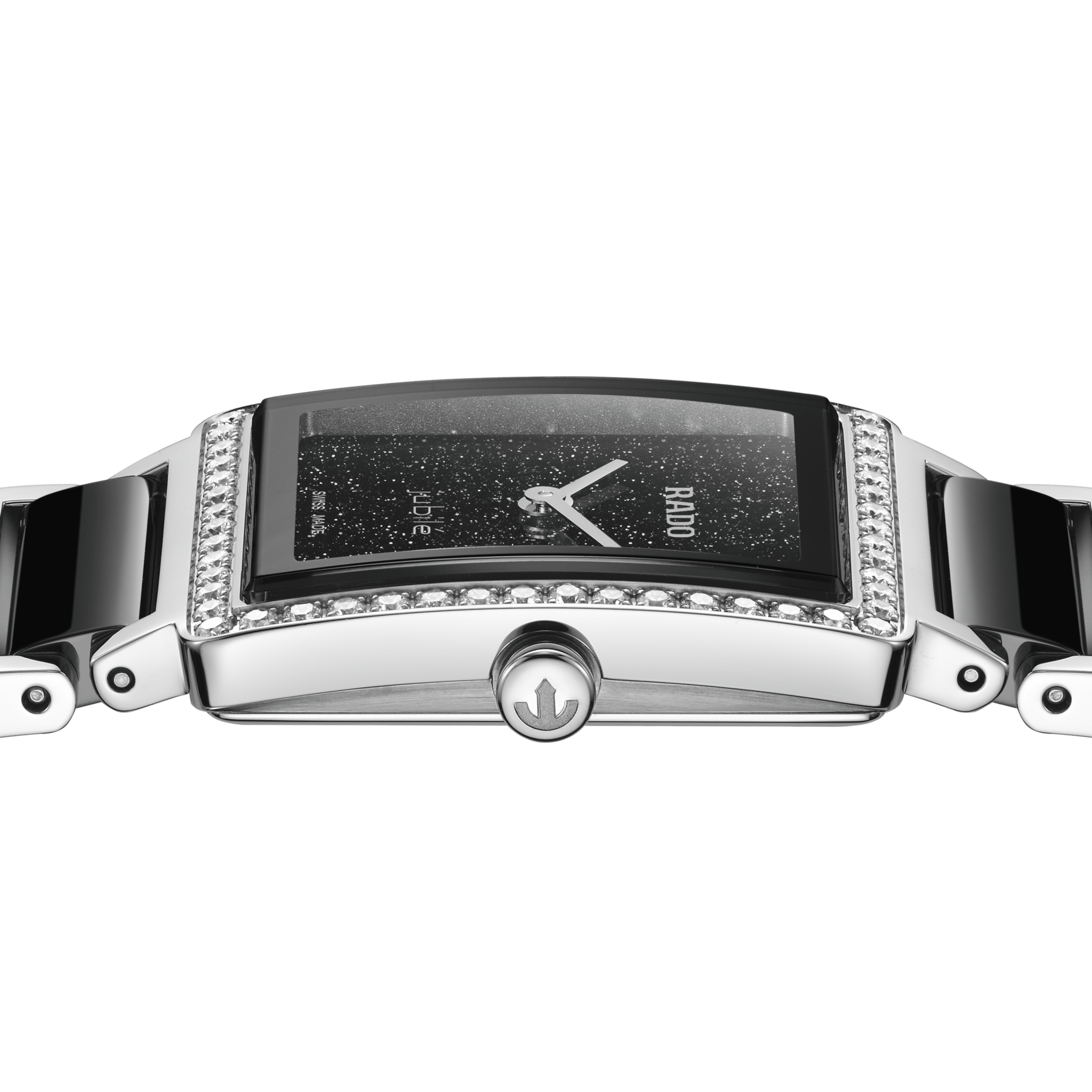 RADO Integral Diamonds 23mm Midnight Black Aventurine Dial Women's Watch R20249152