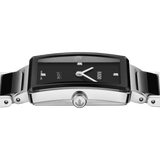 RADO Integral Diamonds 23mm Lacquered Black Dial Women's Watch R20250712