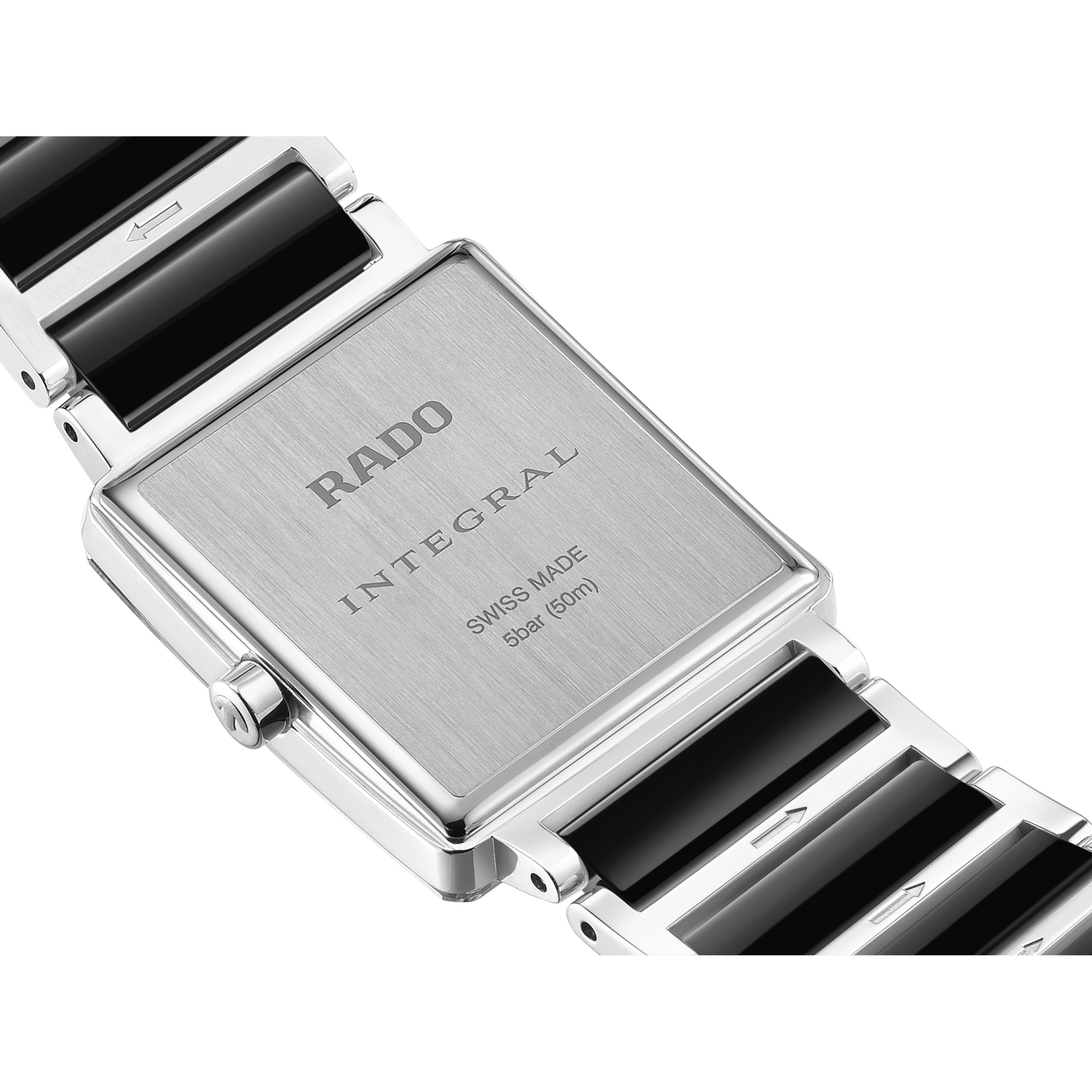 RADO Integral Diamonds 23mm Lacquered Black Dial Women's Watch R20250712