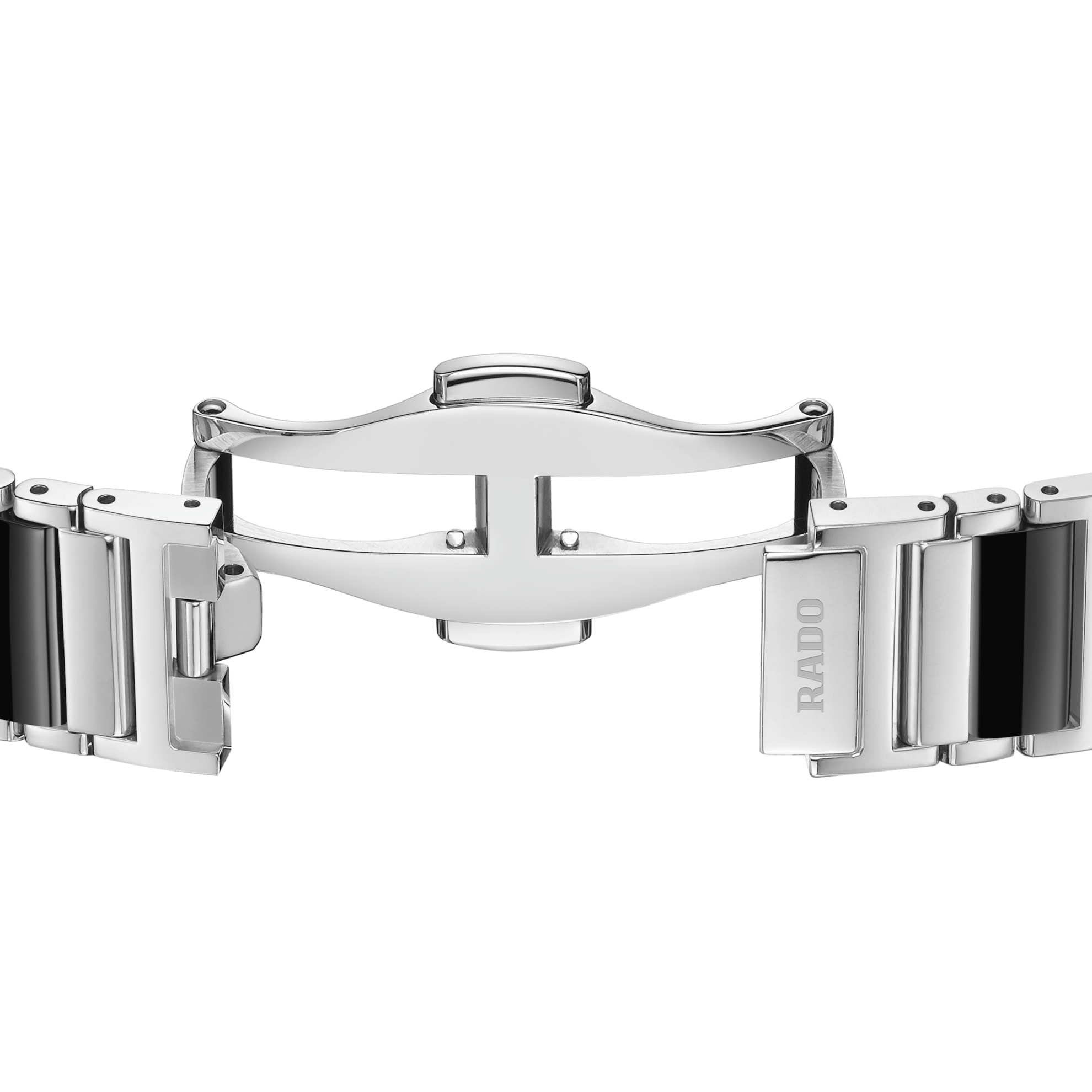 RADO Integral Diamonds 23mm Lacquered Black Dial Women's Watch R20250712