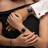 RADO Integral Diamonds 23mm Lacquered Black Dial Women's Watch R20250712