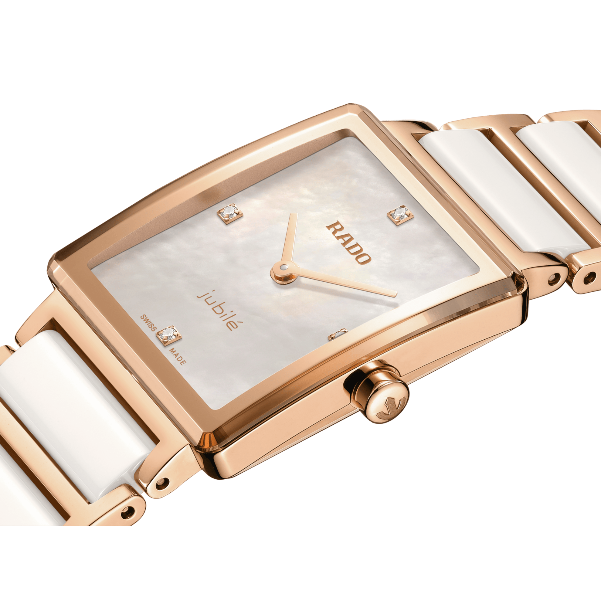 RADO Integral Diamonds 23mm White Mother of Pearl Dial Women's Watch R20251902