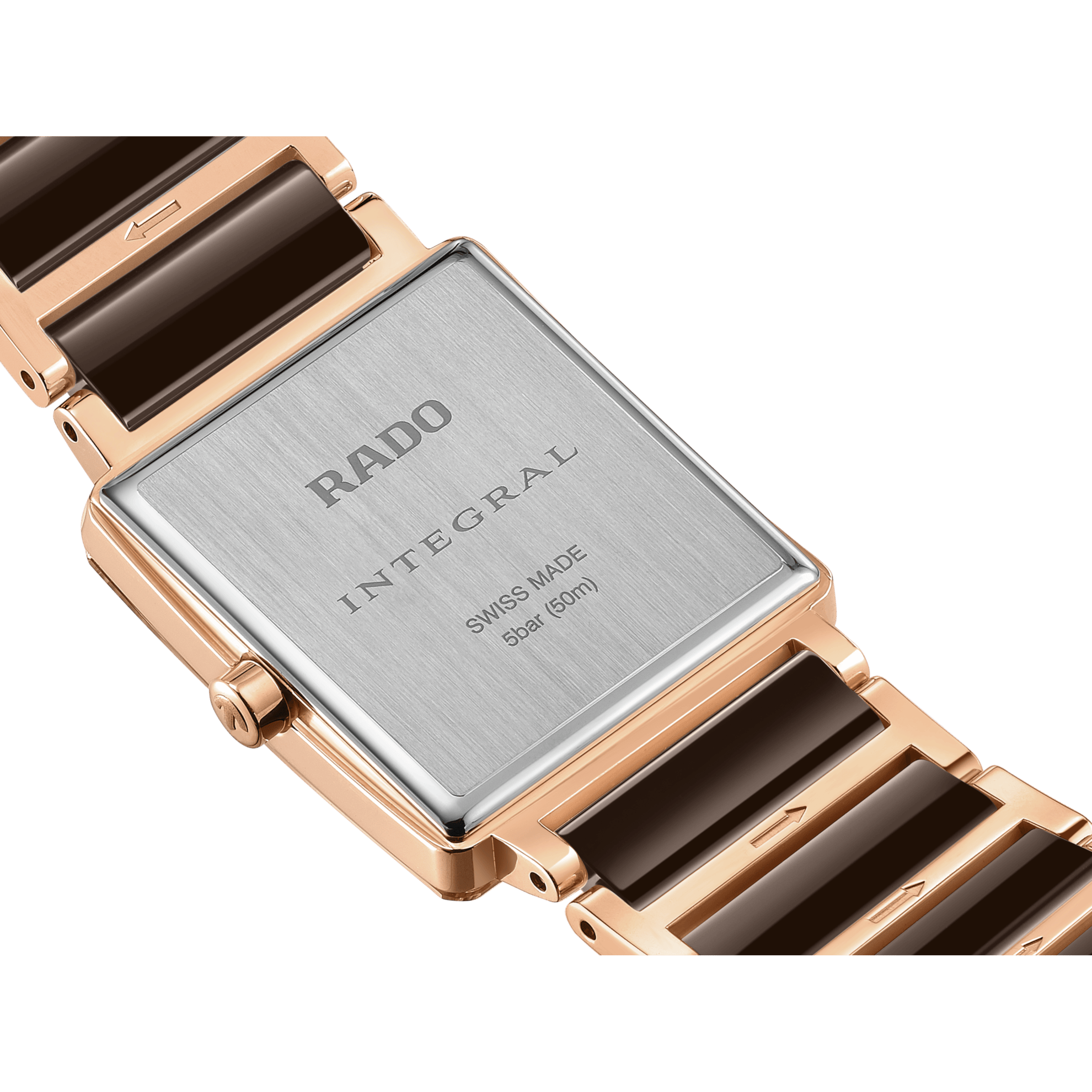 RADO Integral Diamonds 23mm Brown Mother of Pearl Dial Women's Watch R20251912