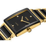 RADO Integral Diamonds 23mm Lacquered Black Dial Women's Watch R20252702