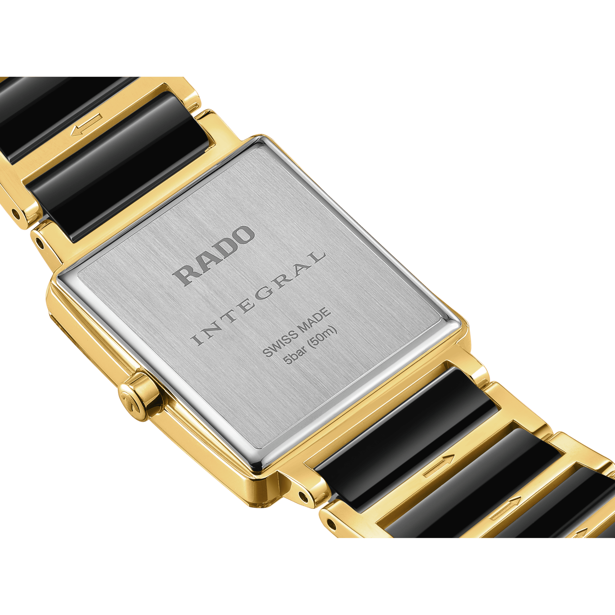 RADO Integral Diamonds 23mm Lacquered Black Dial Women's Watch R20252702