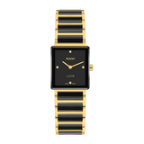 RADO Integral Diamonds 23mm Lacquered Black Dial Women's Watch R20252702