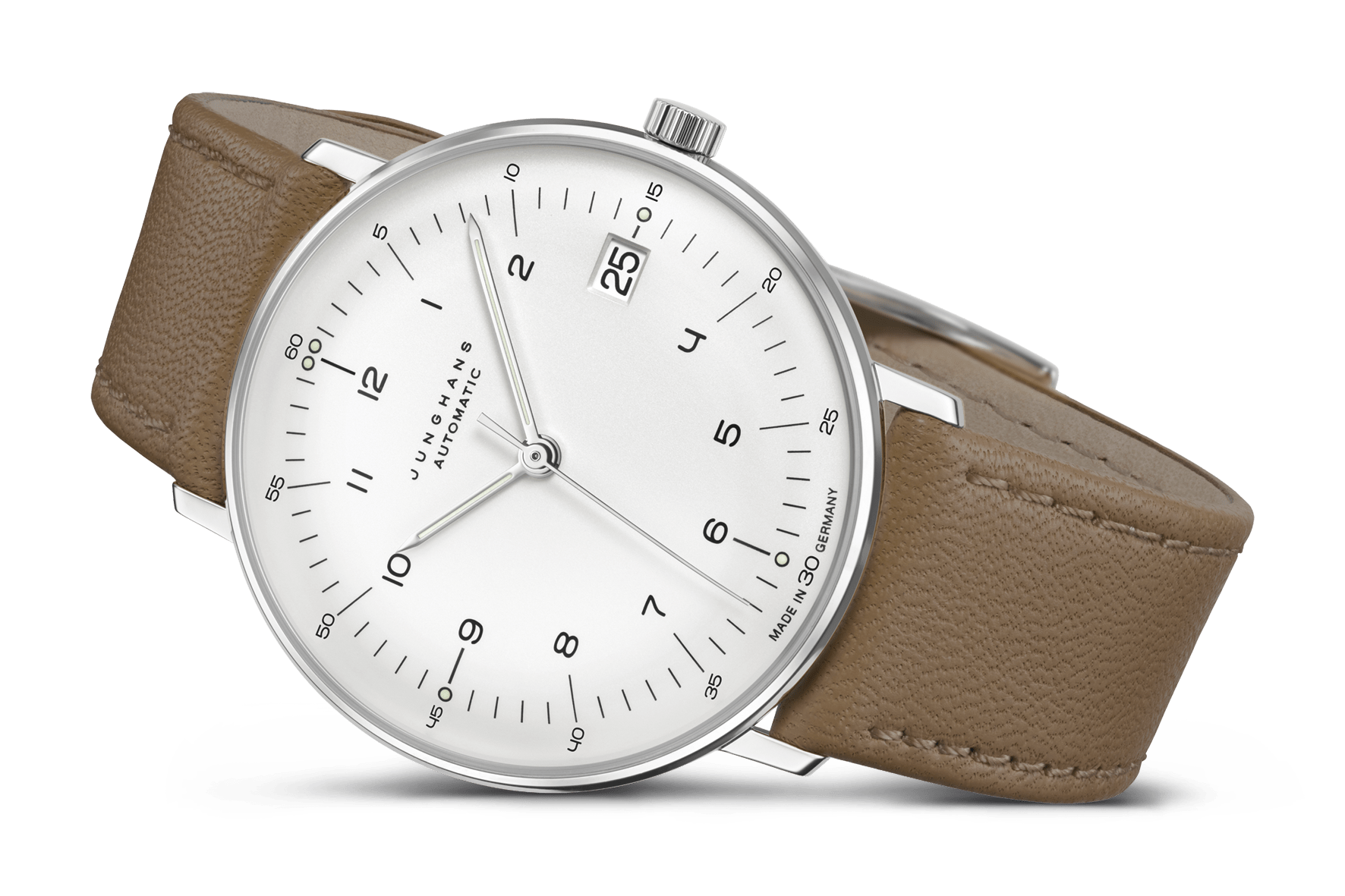 Junghans Max Bill Kleine Automatic 34mm Matt Silver Dial Women's Watch 27/4107.02