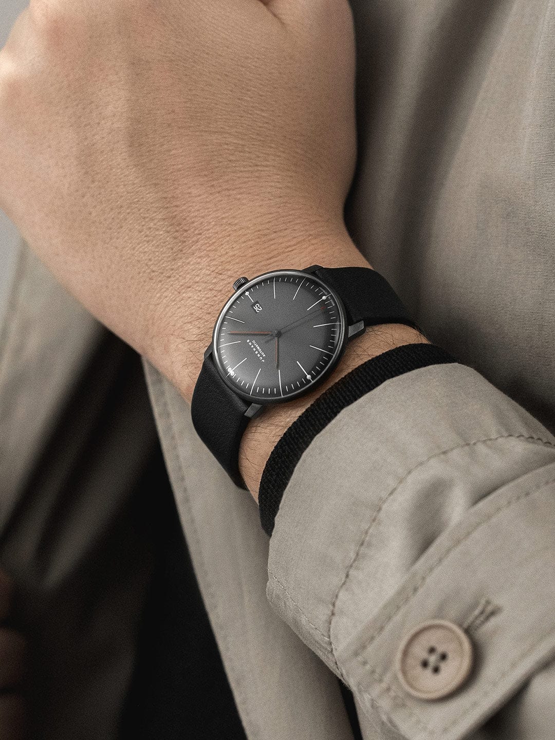 Junghans Max Bill Automatic Bauhaus 38mm Matt Black Dial Men's Watch 27/4308.02