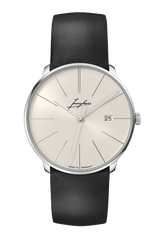 Junghans Meister Fein Automatic Signatur 39.5mm Light Grey Dial Men's Watch 27/4355.00