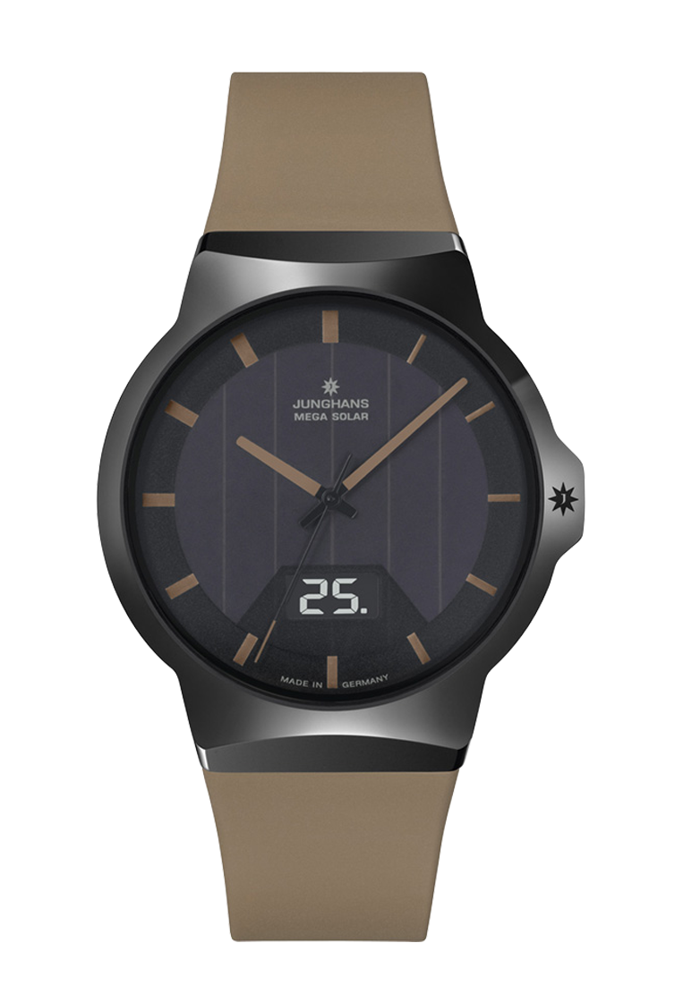 Junghans Force Mega Solar 40.4mm Anthracite Dial Men's Watch 18/1001.00