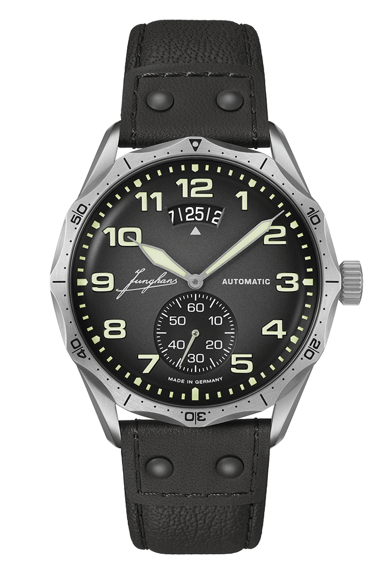 Junghans Pilot Automatic 43.3mm Matt Dark Grey Dial Men's Watch 27/4490.00