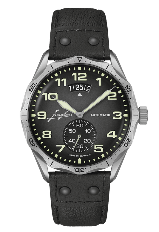 Junghans Pilot Automatic 43.3mm Matt Dark Grey Dial Men's Watch 27/4490.00