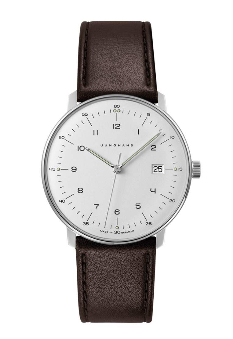 Junghans Max Bill Quarz 38mm Matt Silver Dial Women's Watch 41/4461.02