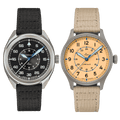 Laco Editions Pro-Lab 40mm Black and Sand Dial Men's Watch 862193