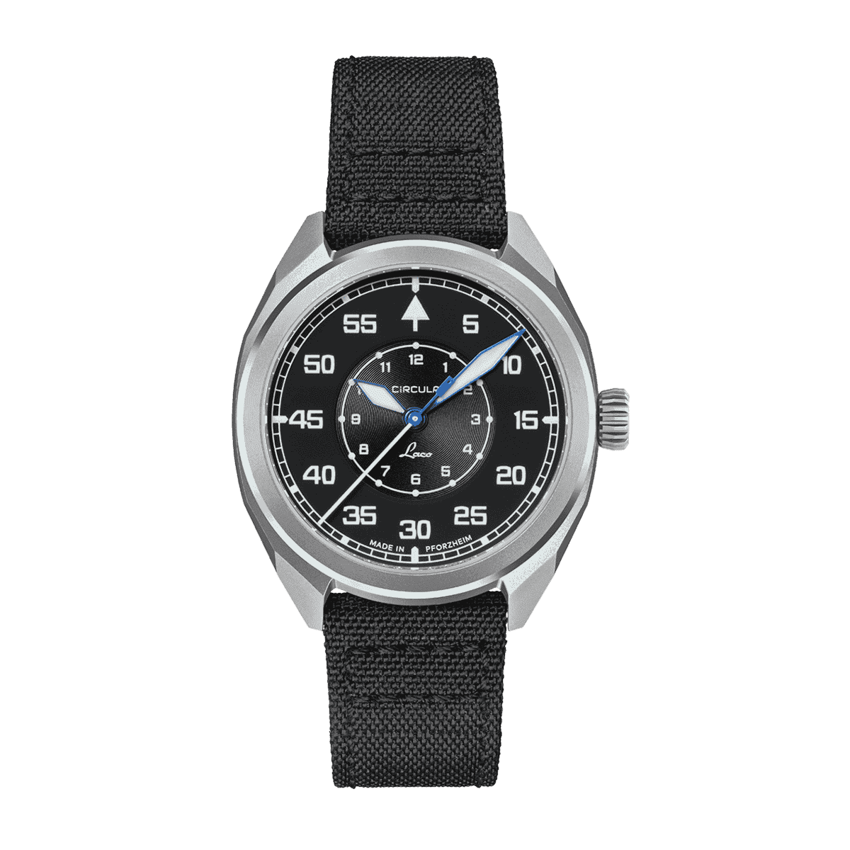 Laco Editions Pro-Lab 40mm Black and Sand Dial Men's Watch 862193