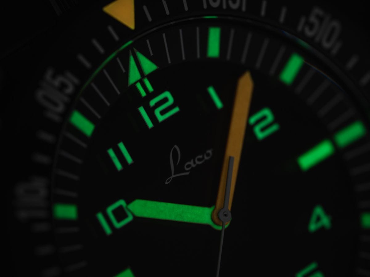 Laco Squad Watches Atacama.3 46mm Matte Black Dial Men's Watch 861632.3