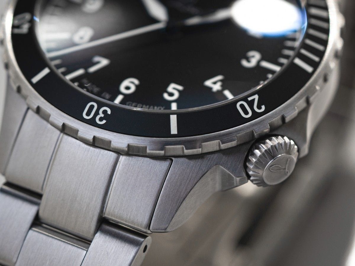 Laco Pilot Watches Special Models Köln MB 41mm Matte Black Dial Men's Watch 862191.MB