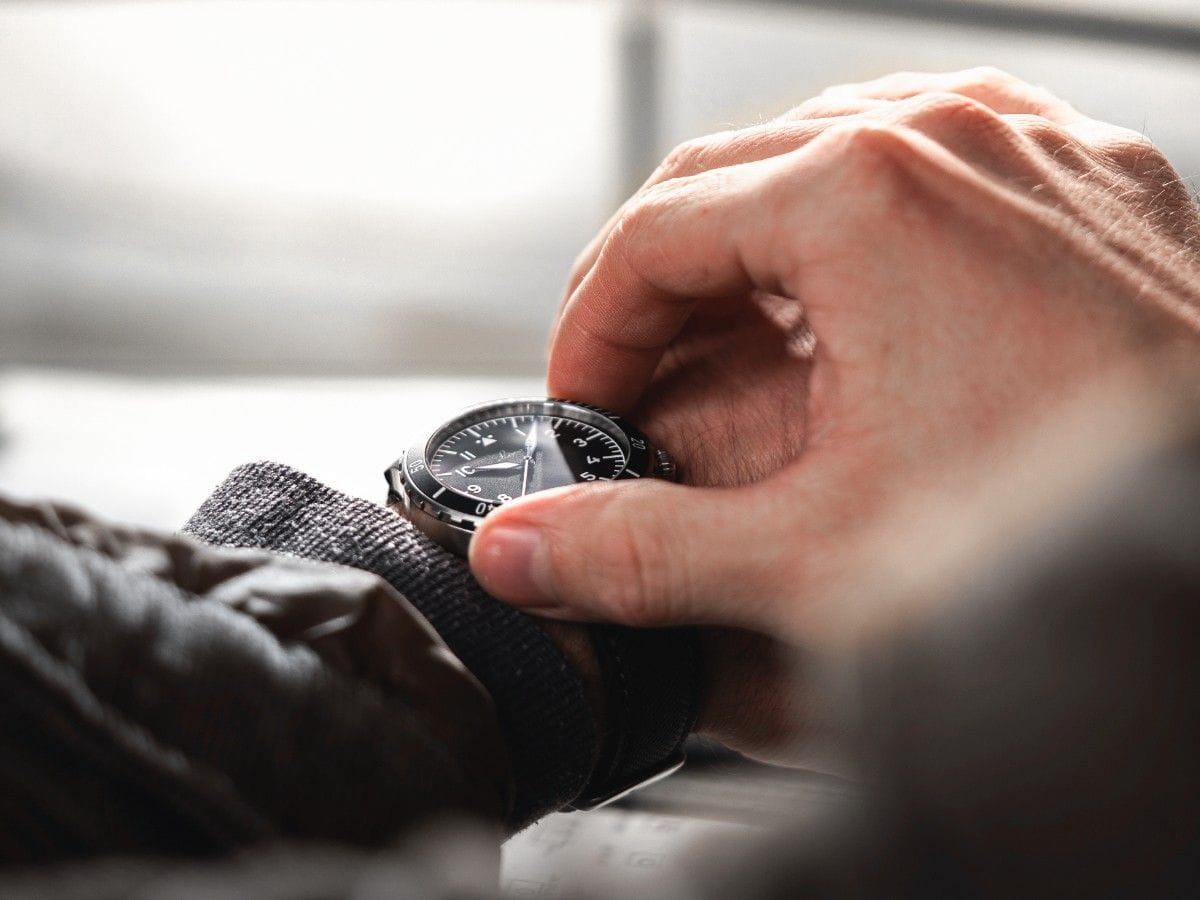 Laco Pilot Watches Special Models Köln MB 41mm Matte Black Dial Men's Watch 862191.MB