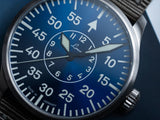 Laco Pilot Watches BASIC Aachen Blaue Stunde 39mm Blue Sunray Dial Men's Watch 862103.2