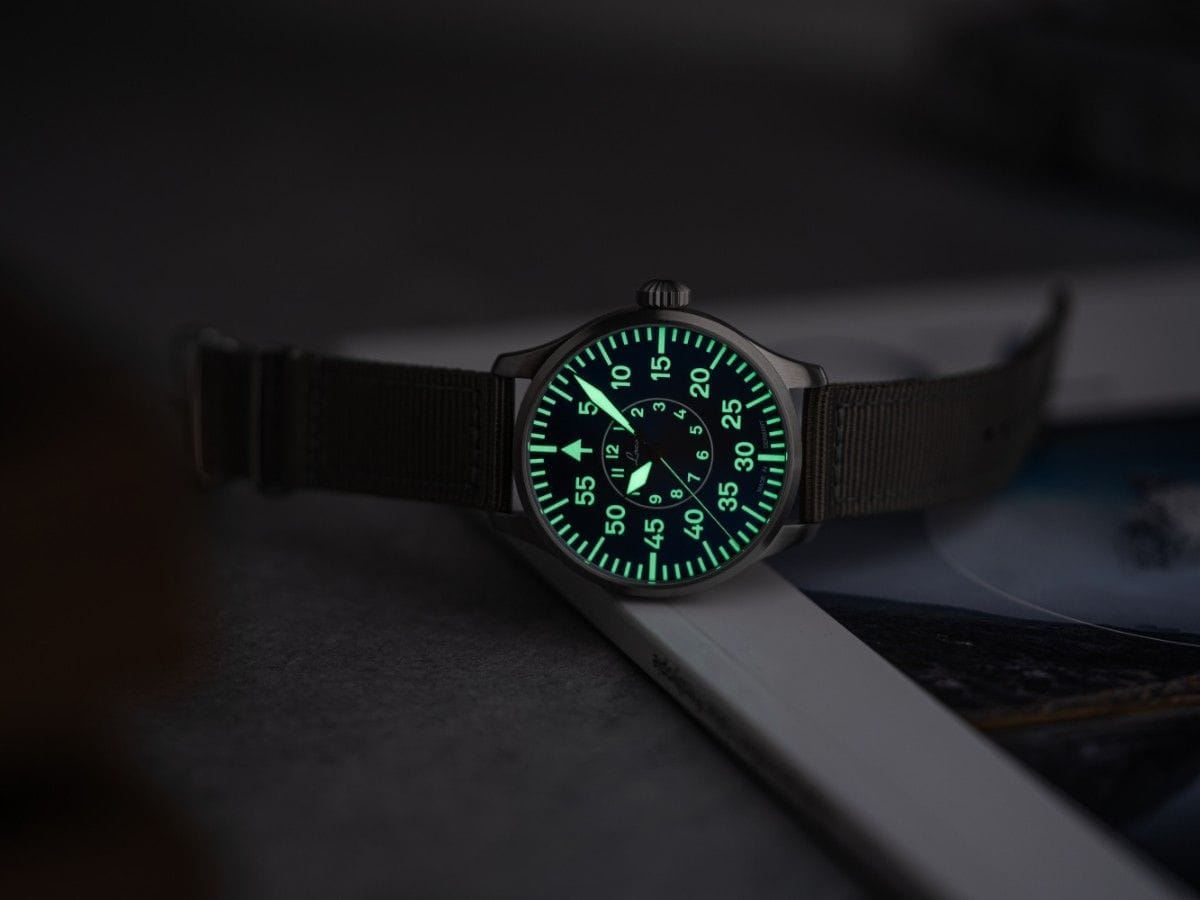 Laco Pilot Watches BASIC Aachen Blaue Stunde 39mm Blue Sunray Dial Men's Watch 862103.2