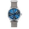 Laco Pilot Watches BASIC Aachen Blaue Stunde 39mm Blue Sunray Dial Men's Watch 862103.2