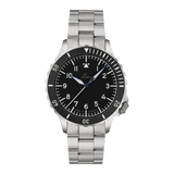 Laco Pilot Watches Special Models Köln MB 41mm Matte Black Dial Men's Watch 862191.MB