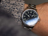 Laco Pilot Watches BASIC Augsburg MB 39mm Black Dial Men's Watch 862140