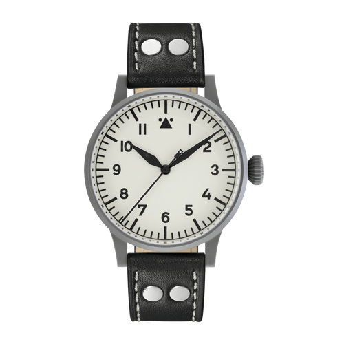 Laco Pilot Watch ORIGINAL Venedig 42mm White Dial Men's Watch 861894