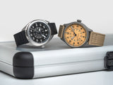 Laco Editions Pro-Lab 40mm Black and Sand Dial Men's Watch 862193