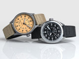 Laco Editions Pro-Lab 40mm Black and Sand Dial Men's Watch 862193