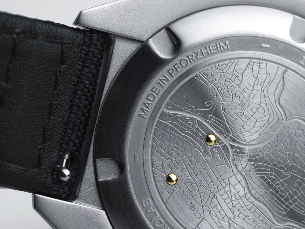 Laco Editions Pro-Lab 40mm Black and Sand Dial Men's Watch 862193