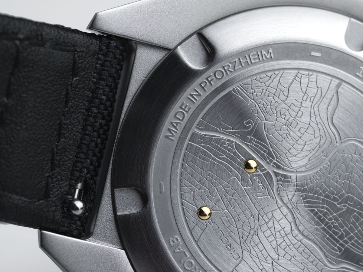 Laco Editions Pro-Lab 40mm Black and Sand Dial Men's Watch 862193