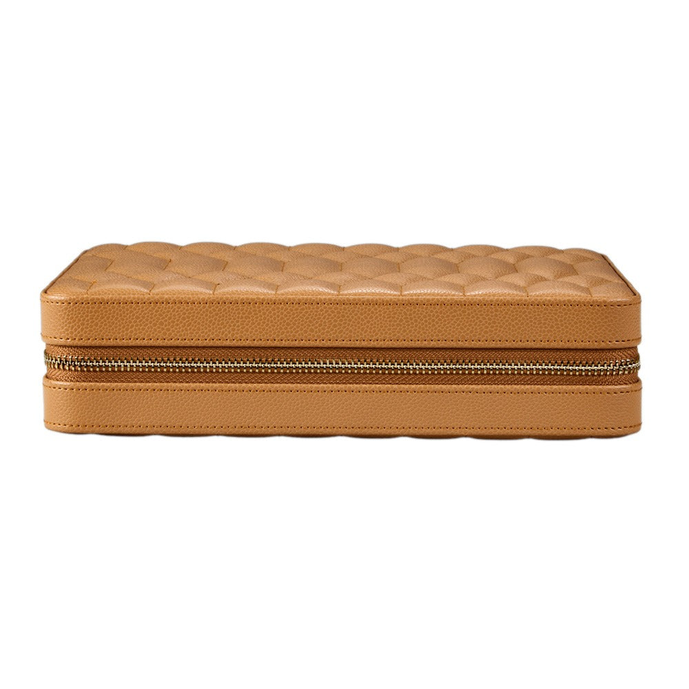 WOLF Lauren Large Zip Case Caramel 347507