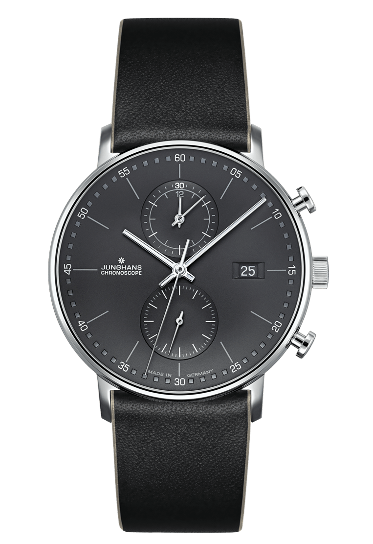 Junghans FORM C 40mm Matt Anthracite Dial Men's Watch 41/4876.00