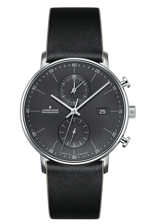 Junghans FORM C 40mm Matt Anthracite Dial Men's Watch 41/4876.00