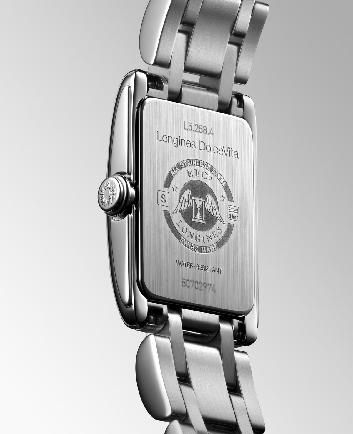 Longines DolceVita 17.7mm Silver Dial Women's Watch L52584716