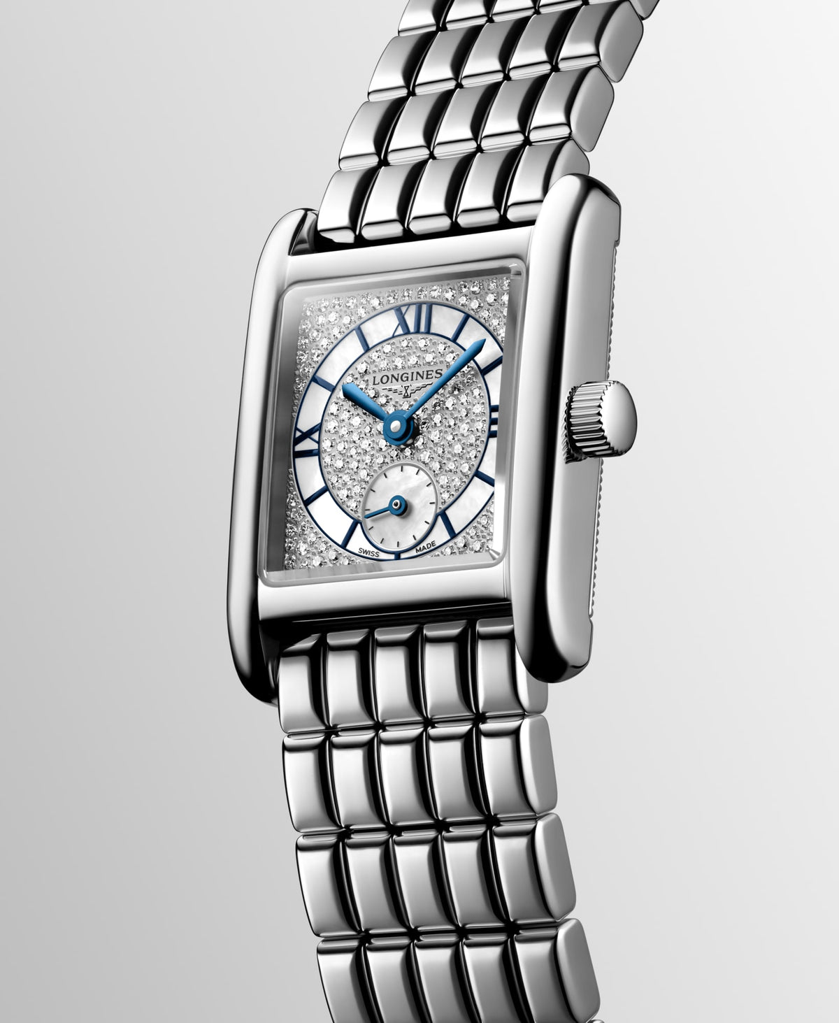 Longines Mini DolceVita Diamond 21.5mm White Dial Women's Watch L52004876