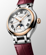Longines PrimaLuna Moonphase 34mm Sunray Silver Dial Women's Watch L81265712