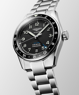 Longines Spirit Zulu Time 39mm Black Dial GMT Men's Watch L38024536