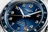 Longines Spirit Zulu Time 39mm Blue Dial GMT Steel Men's Watch L38024936