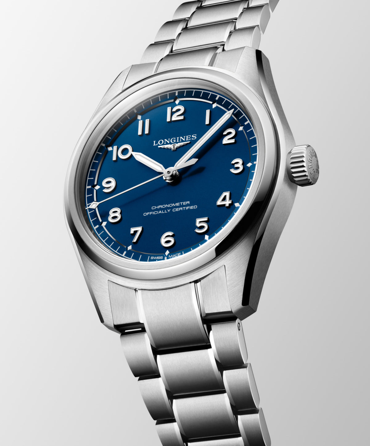 Longines Spirit Pilot 39mm Blue Dial Men's Watch L38094936