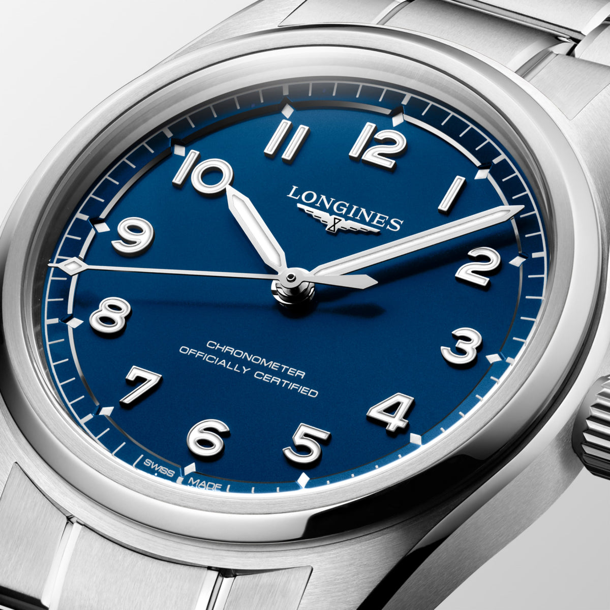 Longines Spirit Pilot 39mm Blue Dial Men's Watch L38094936