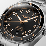 Longines Spirit Zulu Time 42mm Black Matt Dial Men's Watch L38124506