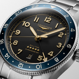 Longines Spirit Zulu Time 42mm Anthracite Dial Men's Watch L38124606